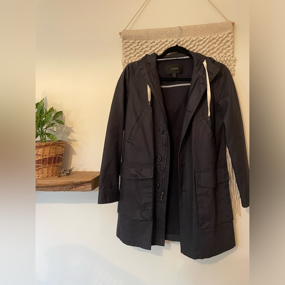 J.Crew jacket with hood. Size XXS - Picture 10 of 10